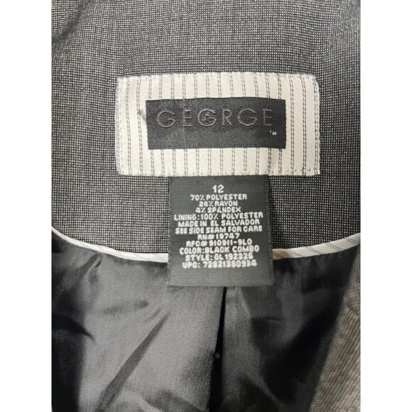 Women’s cropped and Lined business jacket size 12 gray - Picture 14 of 15